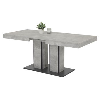 Jídelní stůl ARESSA beton/černá 1