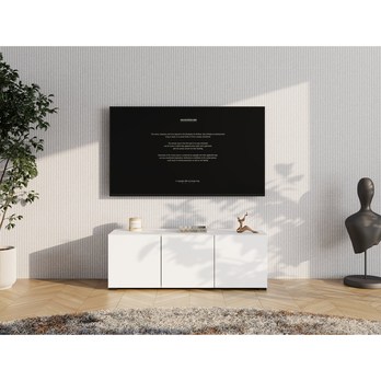 TV komoda ARGYLL 115 3D bílá 1