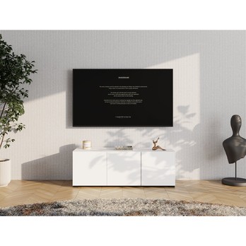 TV komoda ARGYLL 115 bílá 1