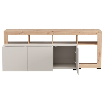 TV komoda ARGYLL 154 1Z1D kašmírová/dub artisan 2