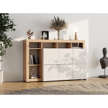 Komoda ARGYLL 154 2Z1D kašmírová/dub artisan 3