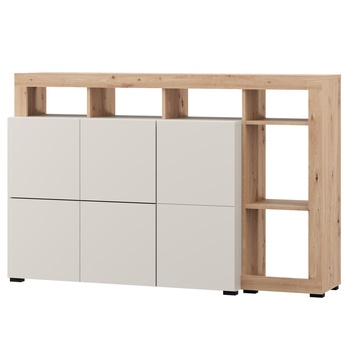 Komoda ARGYLL 154 2Z1D kašmírová/dub artisan 4