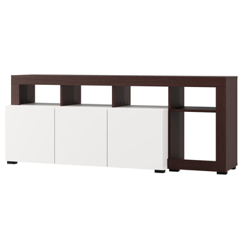 TV komoda ARGYLL 154 bílá/tmavý dub 4