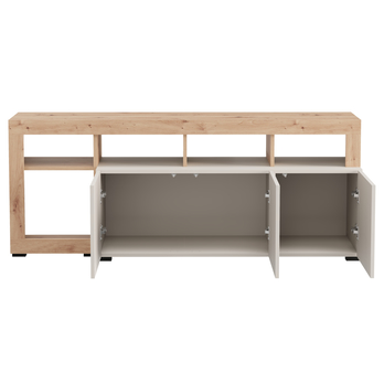 TV komoda ARGYLL 154 kašmírová/dub artisan 2