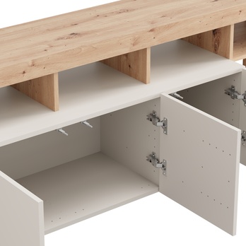 TV komoda ARGYLL 154 kašmírová/dub artisan 8