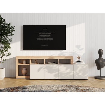 TV komoda ARGYLL 192 2Z kašmírová/dub artisan 1