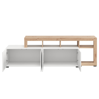 TV komoda ARGYLL 192 bílá/dub artisan 7