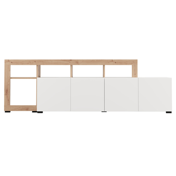 TV komoda ARGYLL 192 bílá/dub artisan 5