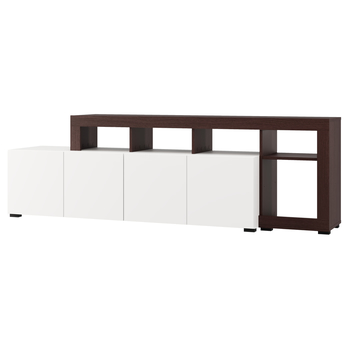 TV komoda ARGYLL 192 bílá/tmavý dub 4