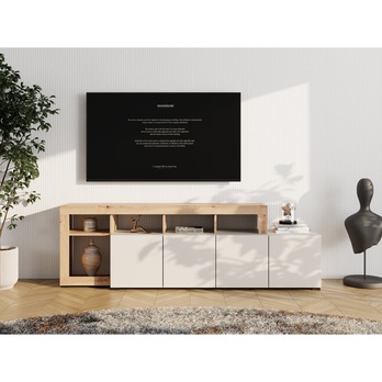 TV komoda ARGYLL 192 kašmírová/dub artisan 1