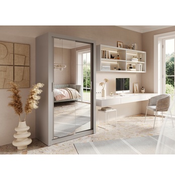 Šatní kříň ARLEN šedá 1