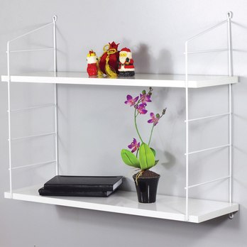 Nástěnný regál ARMONI bílá 1