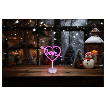 Stolní LED lampa ARMOR bílá/růžová 1