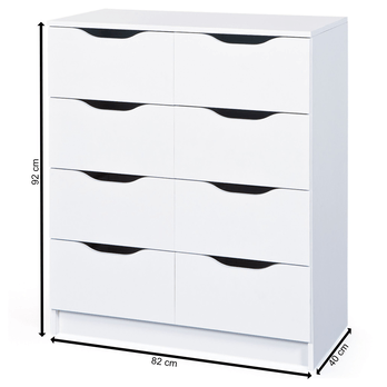 Komoda ARPÁD 8 bílá 5