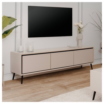 TV komoda ARTURO 57A písková/černá 2