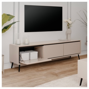 TV komoda ARTURO 57A písková/černá 4