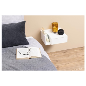 Noční stolek ASHLAN bílá 1