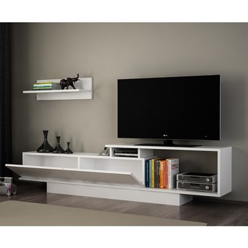 TV stěna  ASOS bílá 2