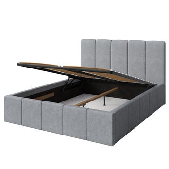 Postel s roštem ASTORIA šedá, 160x200 cm 2