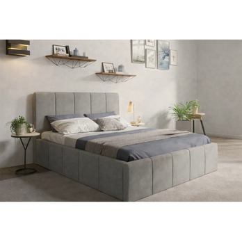 Postel s roštem ASTORIA šedá, 160x200 cm 4