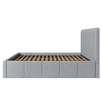 Postel s roštem ASTORIA šedá, 160x200 cm 7