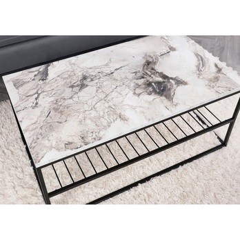 Konferenční stolek ASUDE bílá/černá 4