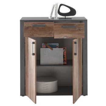 Komoda ATHEN dub flagstaff/matera, šířka 89 cm 2