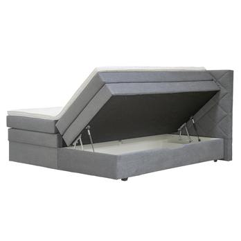 Postel boxspring ATIKA šedá, 180x200 cm 1