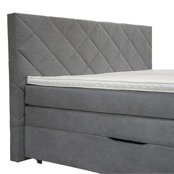 Postel boxspring ATIKA šedá, 180x200 cm 2