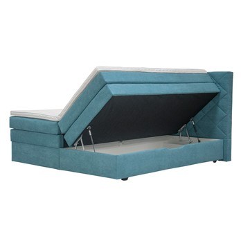 Postel boxspring ATIKA tyrkysová, 180x200 cm 1