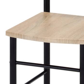 Pánský sluha AUDREY dub sonoma/černá 1