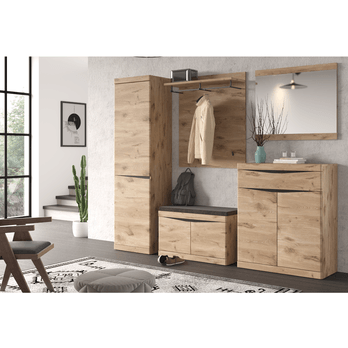 Botníková lavice AVERIL dub viking 1