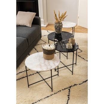 Odkládací stolek AVILA 2 bílá 6