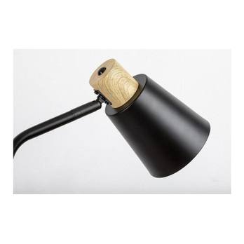 Stojací lampa AZIM černá/hnědá 1
