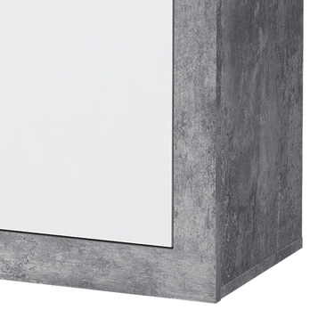 Komoda BACCIO 221 bílá/beton 3