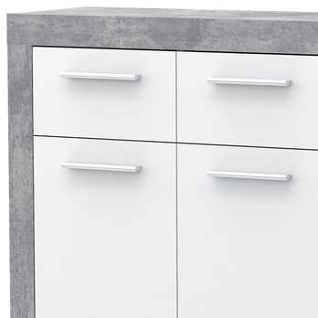 Komoda BACCIO 231 bílá/beton 2