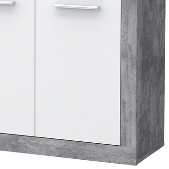 Komoda BACCIO 231 bílá/beton 3