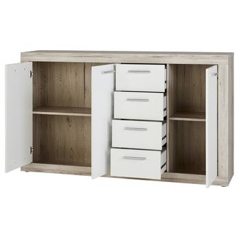 Komoda BACCIO 241 bílá/dub pískový 1