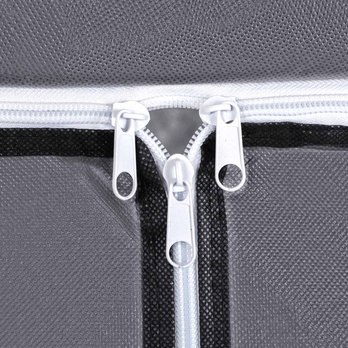 Látková šatní skříň BAGS šedá 2