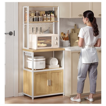 Regál BAKER 1 dub/bílá 1