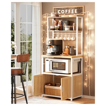 Regál BAKER 1 dub/bílá 5