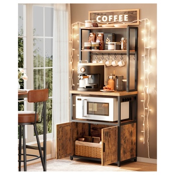 Regál BAKER 1 hnědá/černá 5