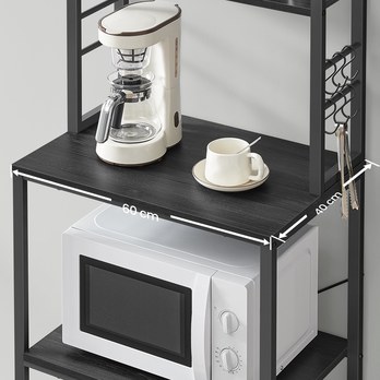 Regál BAKER 2 černá 3