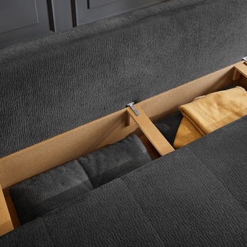 Pohovka BALU tmavě šedá 3