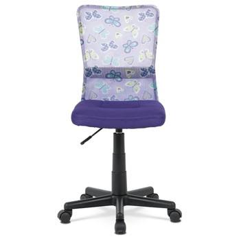 Dětská židle BAMBI fialová s motivem 1