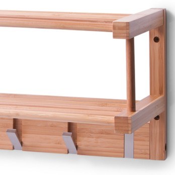 Nástěnný věšák BAMBOO bambus 2