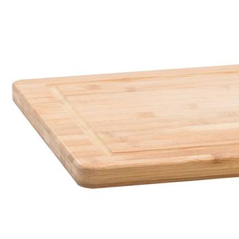 Krájecí prkénko s drážkou BAMBUS 40x30 cm, přírodní 1