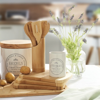 Sada kuchyňských pomůcek BAMBUS dřevo 1