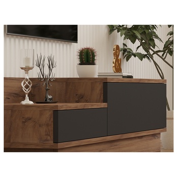 TV komoda BARKO borovice atlantic/antracitová 5