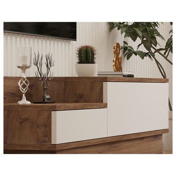 TV komoda BARKO borovice atlantic/bílá 5